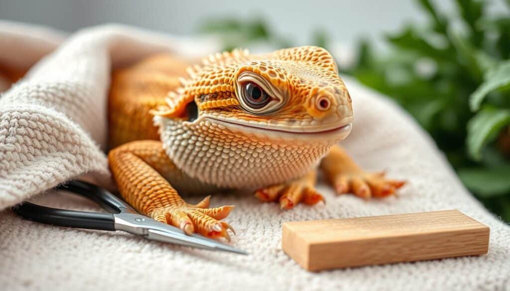 bearded dragon nail care