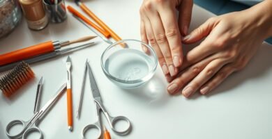 how to clean under nails