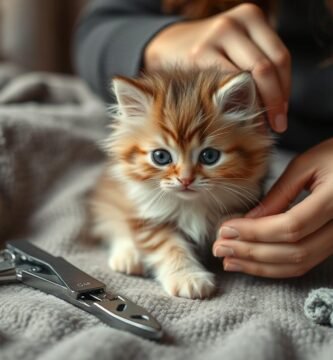 how to cut a kittens nails