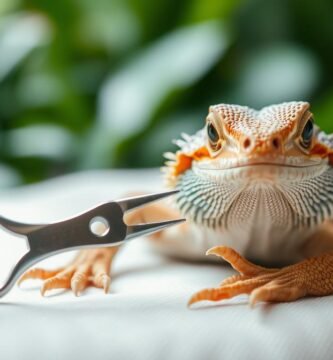 how to cut bearded dragon nails