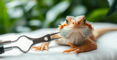 how to cut bearded dragon nails