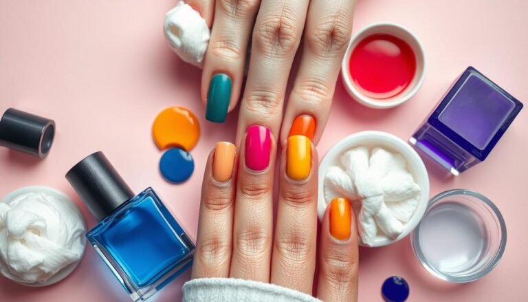 how to remove hair dye from nails