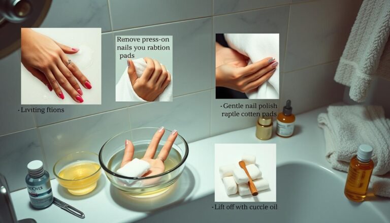 how to remove press on nails