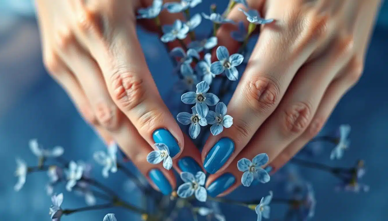 Blue Nails on Girls: What Do They Mean?