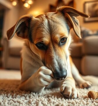 why do dogs bite their nails