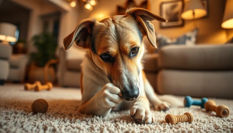 why do dogs bite their nails