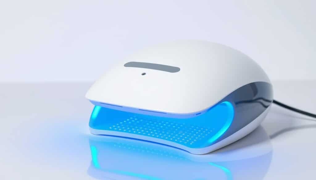 Blue light acne treatment device