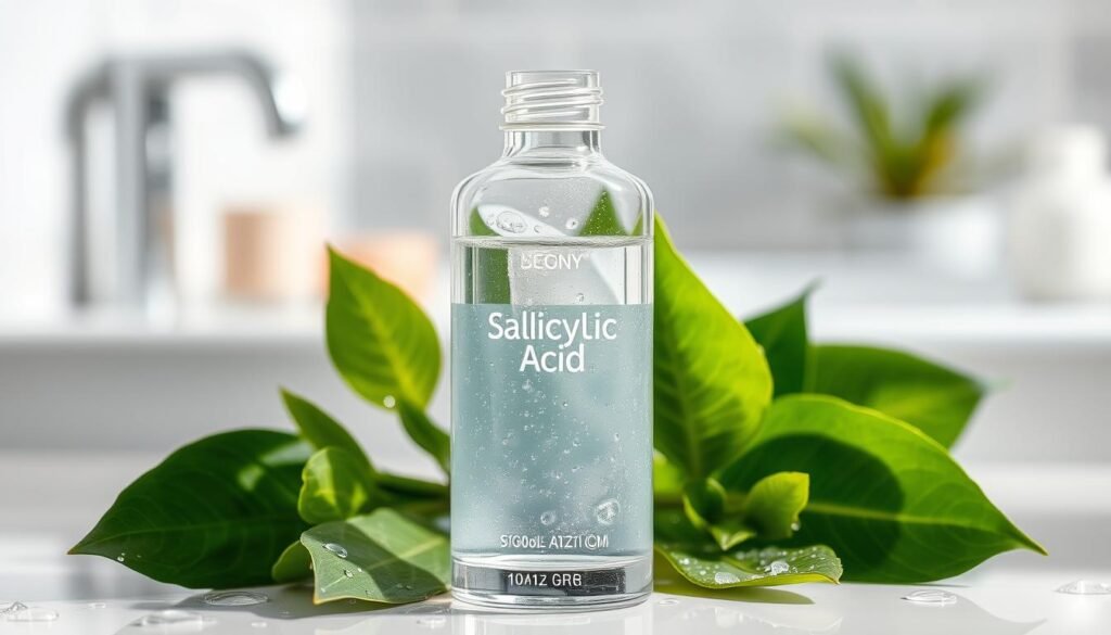 Salicylic acid for unclogging pores