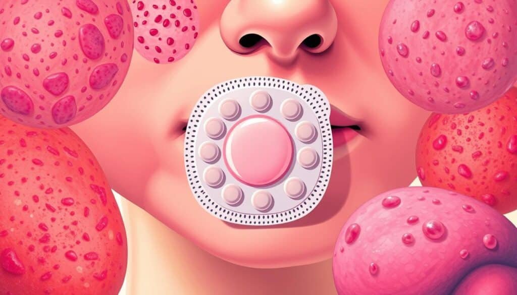 can birth control patch cause acne