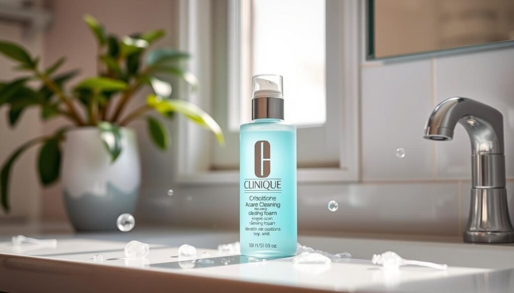 clinique acne solutions cleansing foam