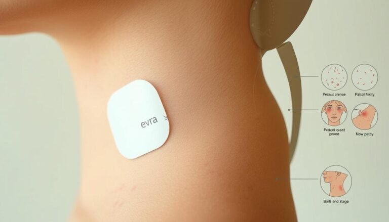 does evra patch cause acne