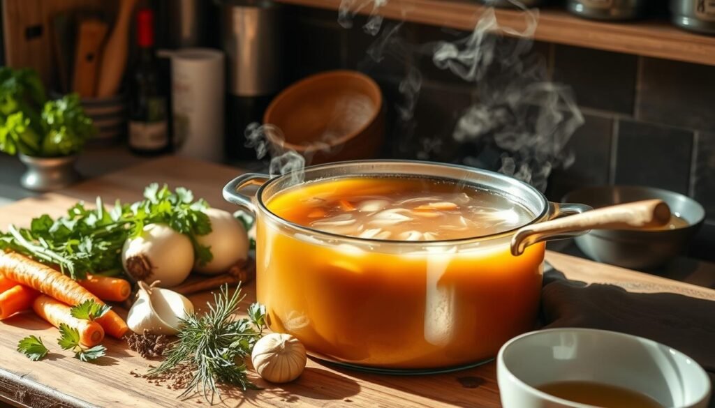 homemade bone broth