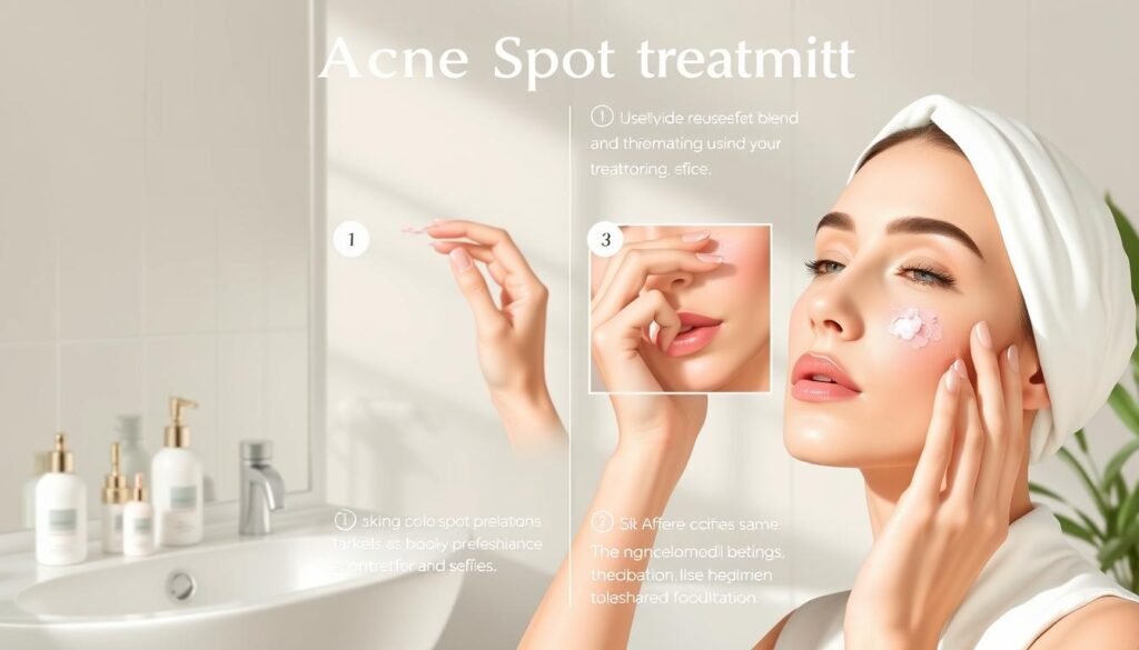 how to use acne spot treatment