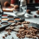 how to fix broken eyeshadow