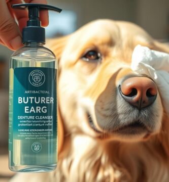 can i use antibacterial denture cleanser to clean dogs ears