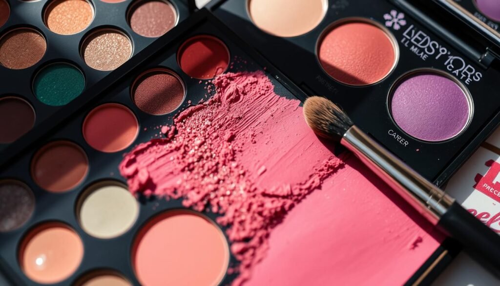 eyeshadow as makeup blush