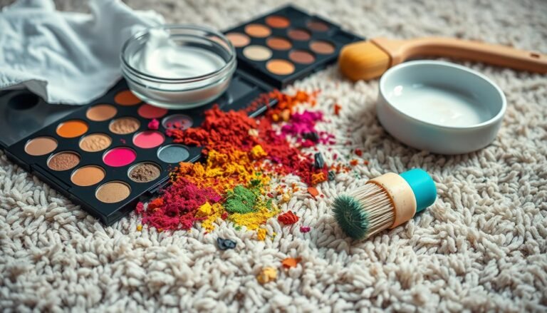 how to get eyeshadow out of carpet
