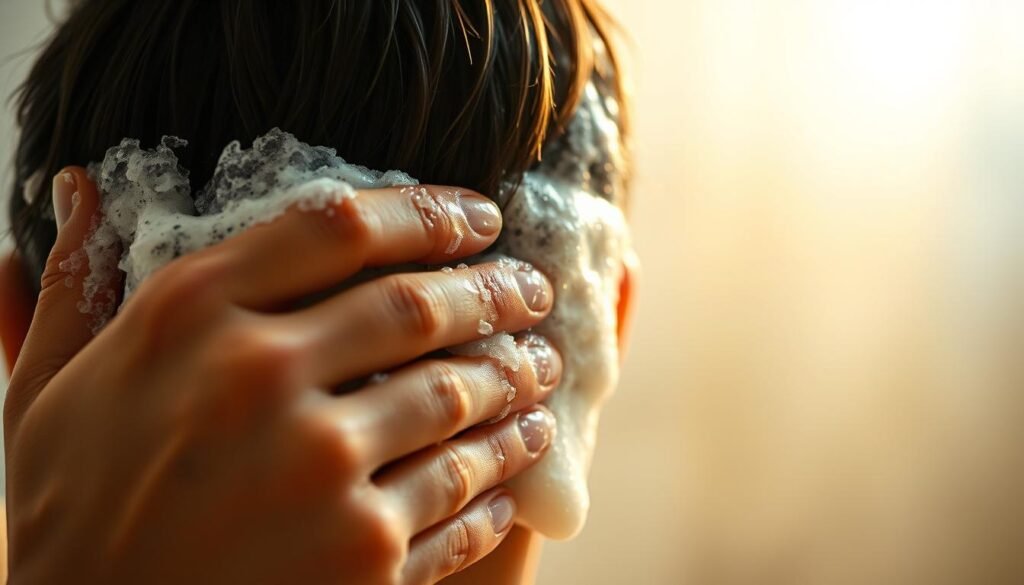 dandruff treatment with native shampoo