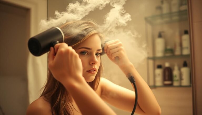 does blow drying hair help with dandruff