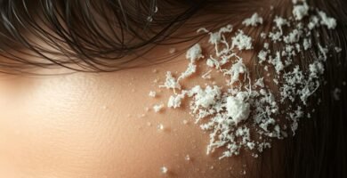 does sweat cause dandruff