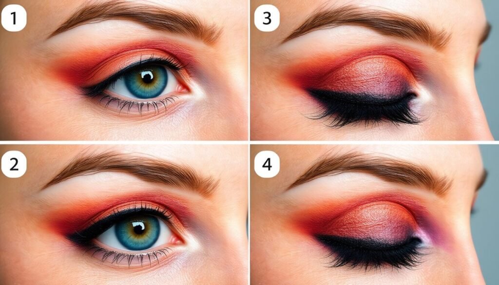 eyeshadow application with photos