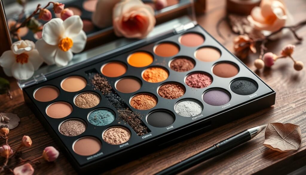 eyeshadow color selection