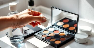 how to disinfect eyeshadow palette