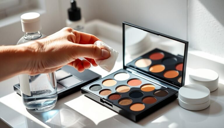 how to disinfect eyeshadow palette