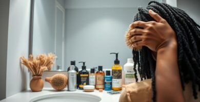 how to get dandruff out of locs