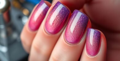 how to use eyeshadow on gel nails