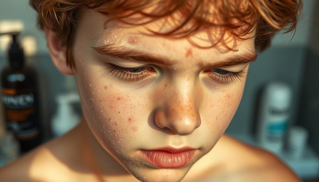 skincare tips for dandruff-induced acne
