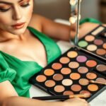 what color eyeshadow for green dress