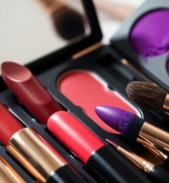 what color lipstick goes with purple eyeshadow