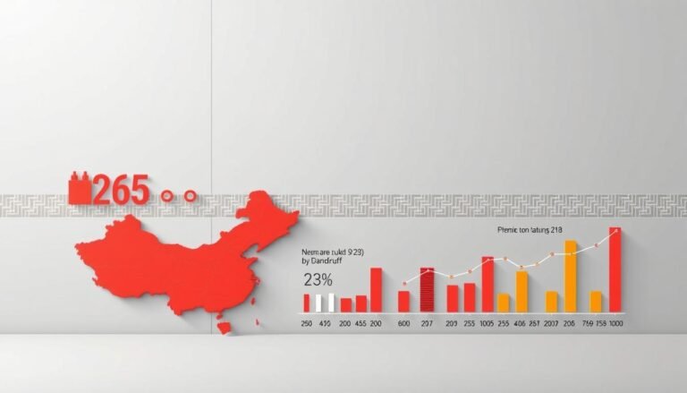 what percent of chinese people have dandruff