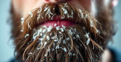 why does my beard have dandruff