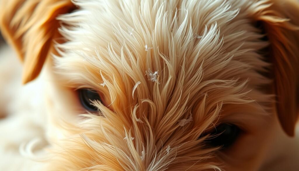 why does my puppy have dandruff