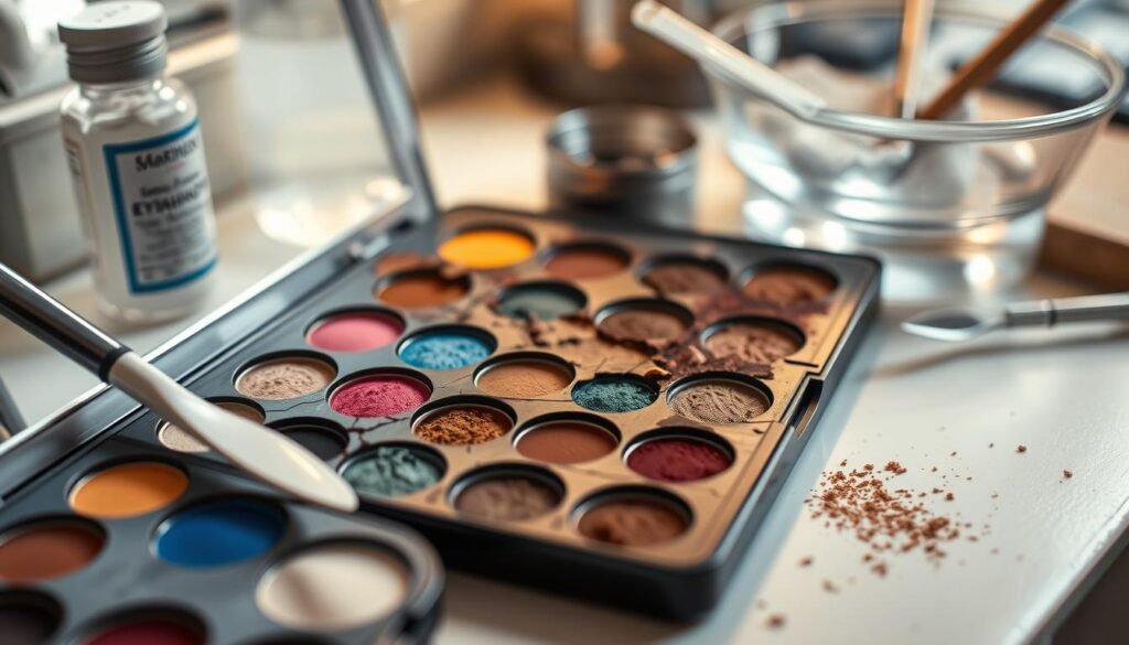 DIY eyeshadow repair