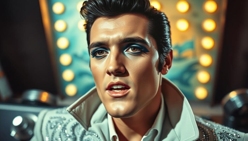 Elvis iconic makeup