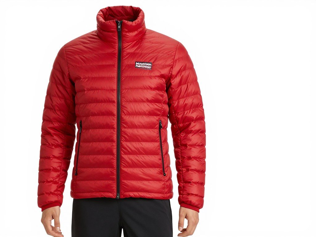 Mountain Hardwear Ghost Whisperer quilted down jacket in red - warmest clothing quilted jacket for extreme cold