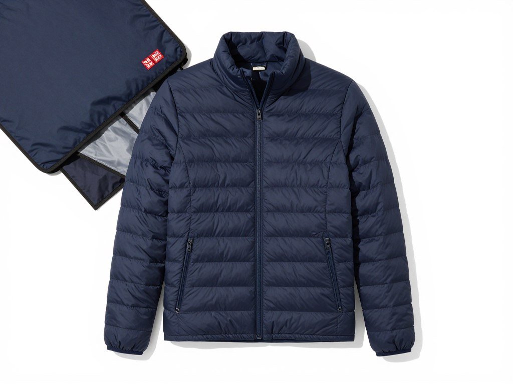 Uniqlo Ultra Light Down quilted jacket in navy blue - packable clothing quilted jacket perfect for travel