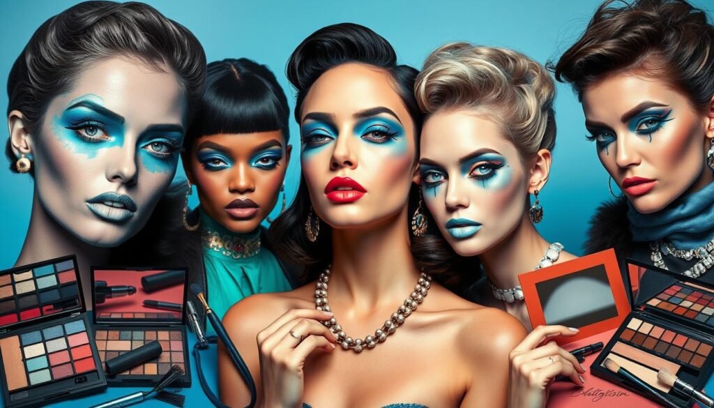 blue eyeshadow fashion trends