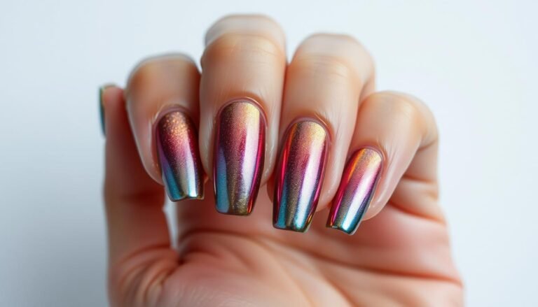 can you use eyeshadow for chrome nails
