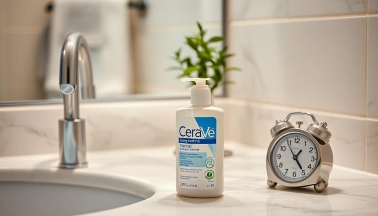 how long should i let cerave cleanser sit