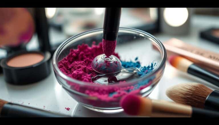 how to turn powder eyeshadow into cream