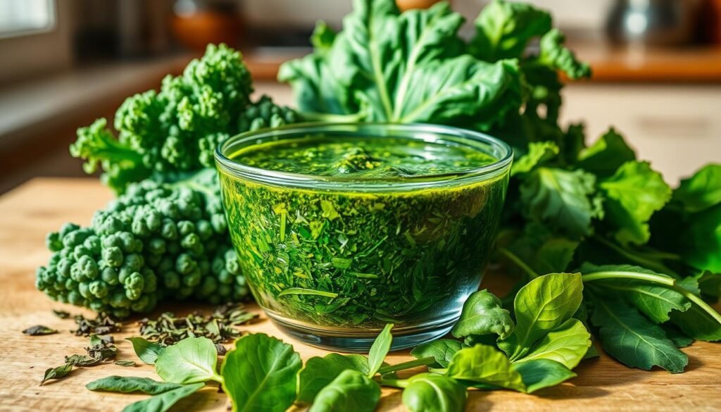 kale green tea spinach cleanser detox