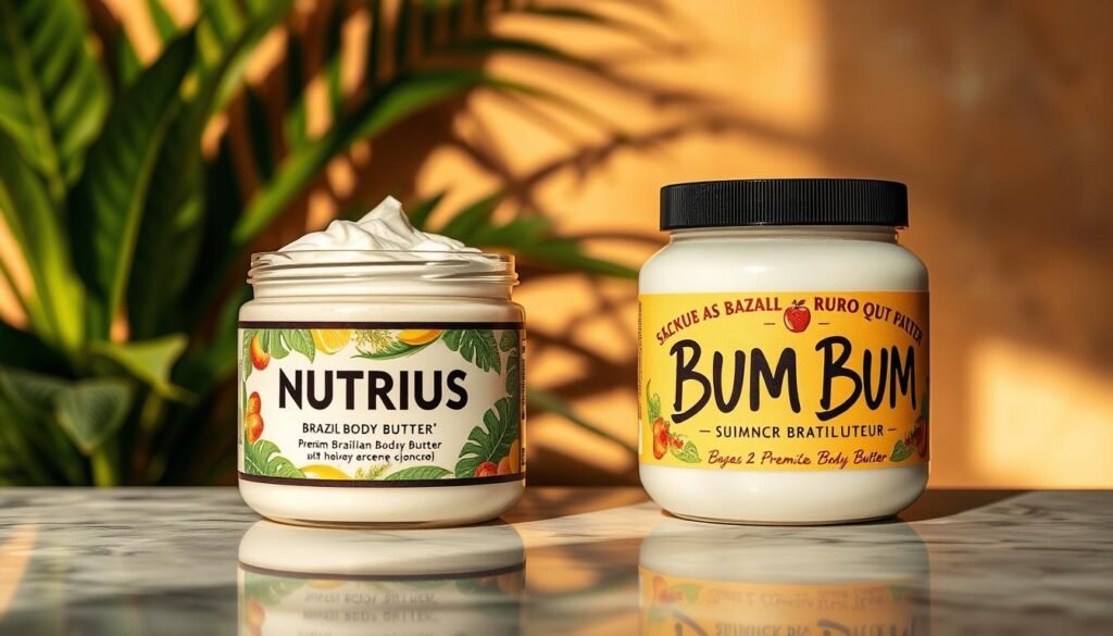 nutrius brazilian body butter vs bum bum cream