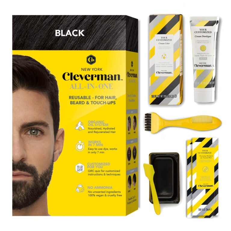 CLEVERMAN Black Hair & Beard Dye Review