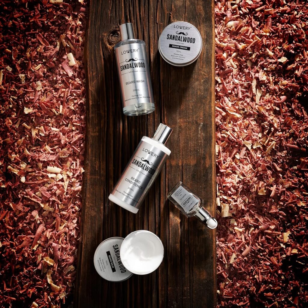 Gifts for Him, Gifts for Men, Mens Grooming Beard Kit, Beard Trimmer, Nose Hair Trimmer, Hair Straightener Brush, Oil, Balm  More, 15pc Beard Kit for Men Care Mens Gifts Birthday