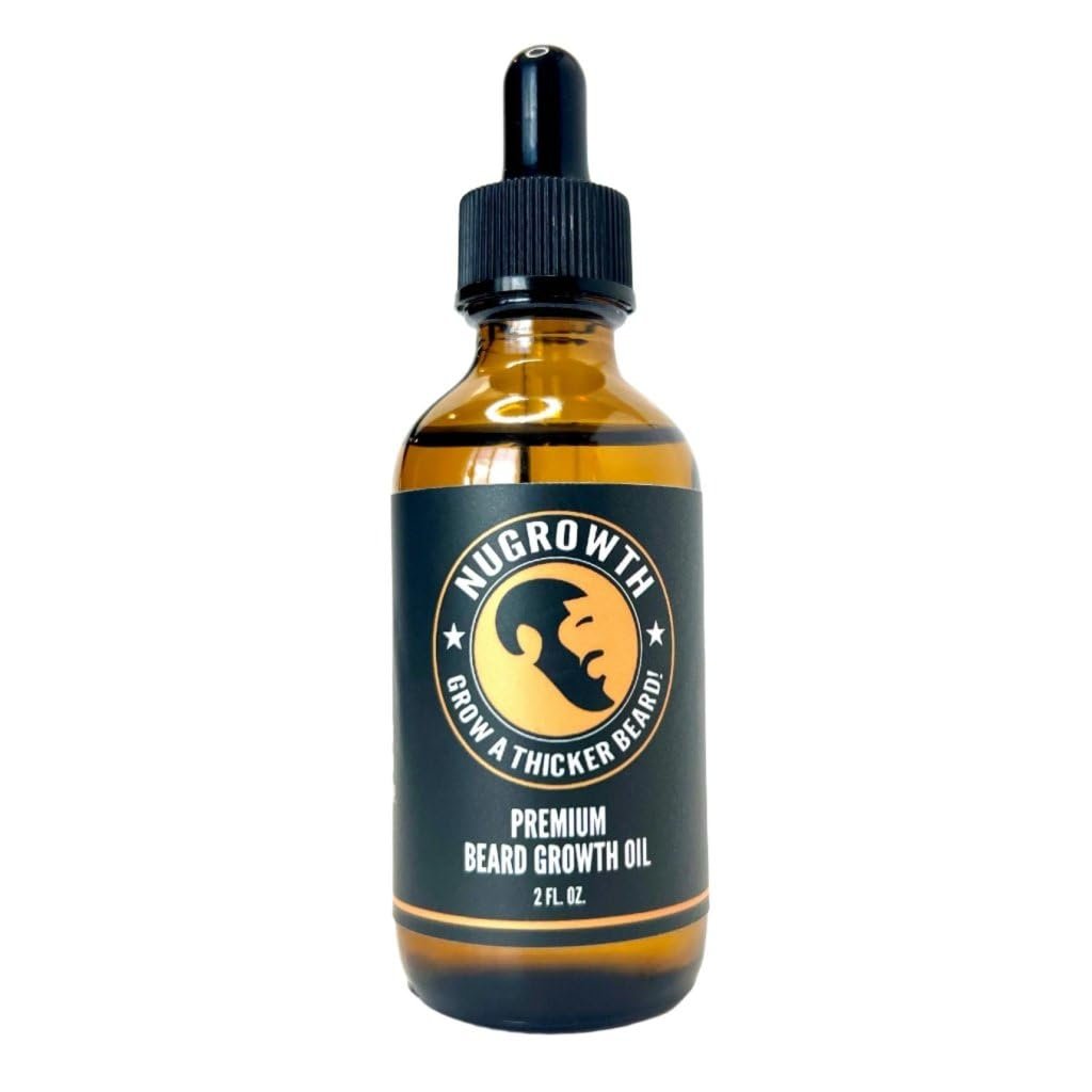 Premium Beard Growth Oil for Black Men – Moisturizes, Softens  Thickens for a Fuller Beard – Fights Itch, Breakage  Acne with Avocado, Mint  Tea Tree Oils (2 fl. oz.)